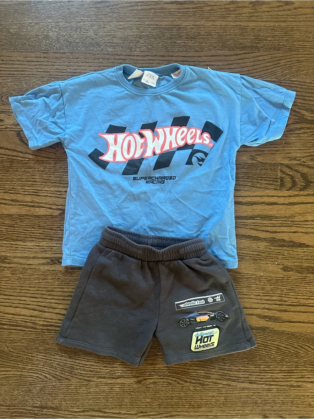 Zara boys hot wheels outfit